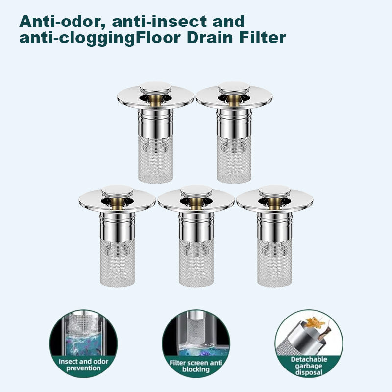 🏆Last Day Promotion 49% OFF🏆Pop Up Sink Drain Strainer--🛀Removes odors and prevents blockages🔥